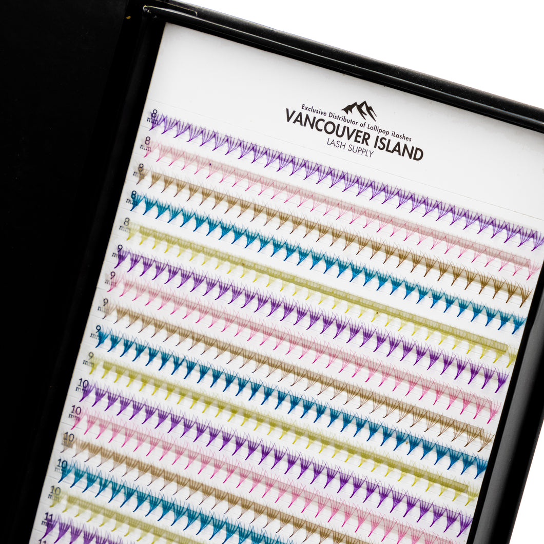 Lollipop XL Rainbow 5D 0.07 Mixed Pro-Made Paper Box Trays